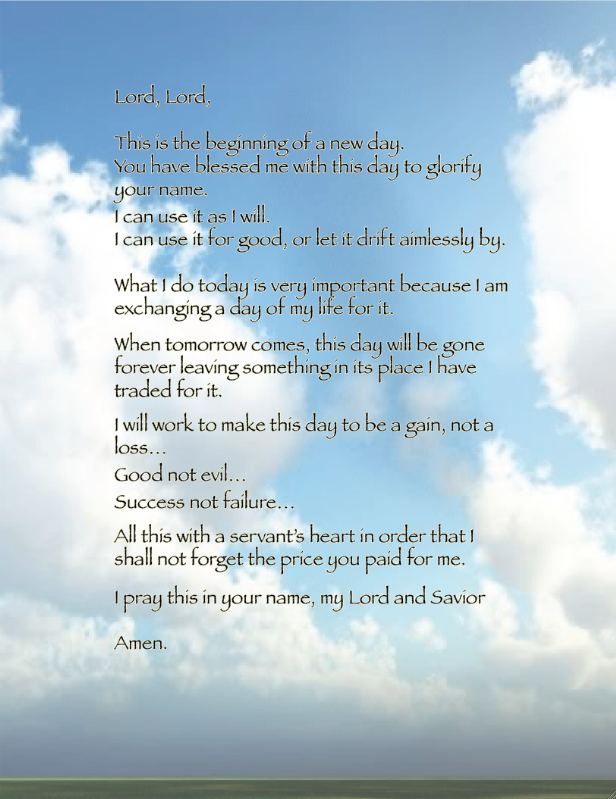 New Day Prayer